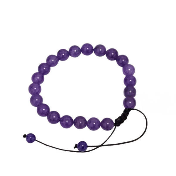 8 mm Corded Natural Semi-Precious Bracelet