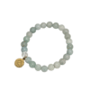 Intuition - Amazonite Bracelet Brass Intention Bracelets with Turtle Emblem Charm