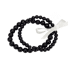 Scorpio zodiac bracelet set with Obsidian semi-precious stone stretch bracelets in 6 mm and 8 mm beads