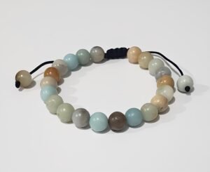 8 mm Corded Natural Semi-Precious Bracelet
