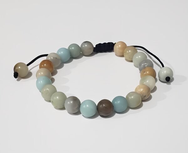 8 mm Corded Natural Semi-Precious Bracelet
