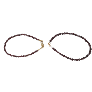 Bracelet Garnet Clasped