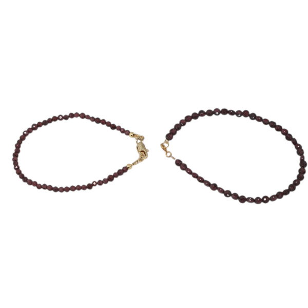 Bracelet Garnet Clasped