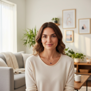 Semi Precious - Sterling Silver Chain Necklace with 8x6 Oval 18in