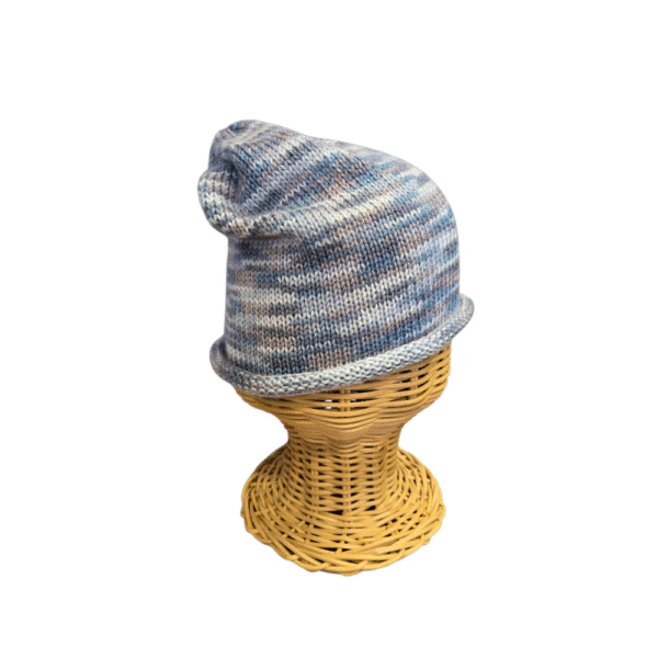 Light Blue and Grey Multi WS Knitted Hat Knitted Hats