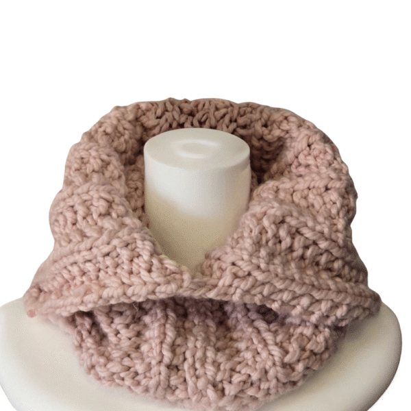 Knitted Acrylic Cowls