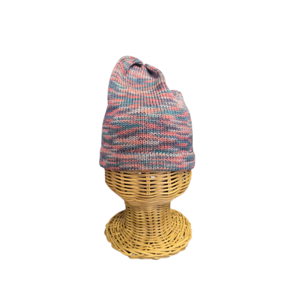 Pink Teal and Grey Multi WS Knitted Hat Knitted Hats