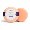 Citrus handmade shampoo bar with wrapped bar and solid peach shampoo bar