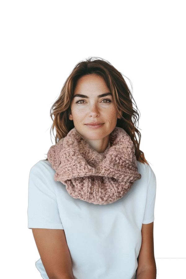 Knitted Acrylic Cowls